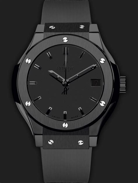 hublot transparent watch black|all black Hublot.